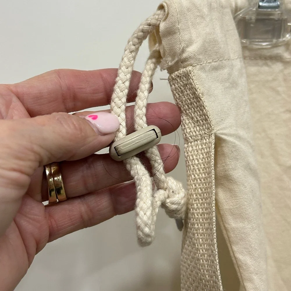 Laundry bag with symbols of laundry care